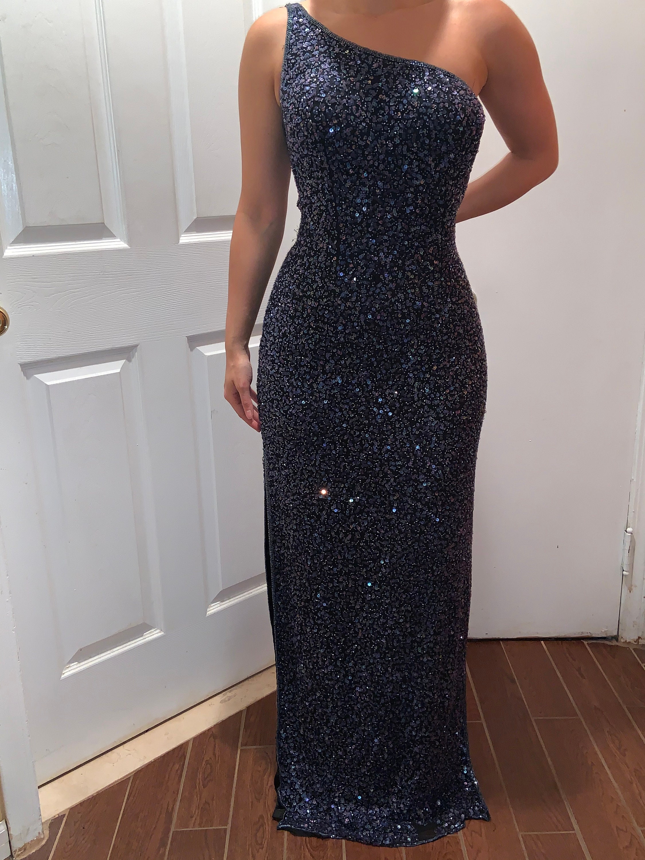 scala sequin gown