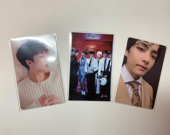 Kpop Photocard Sleeves, Soft Plastic Clear unsealed penny sleeves for photocards, set of 10