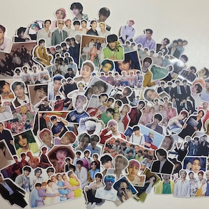 Kpop inspired sticker pack, bias cute stickers set, random