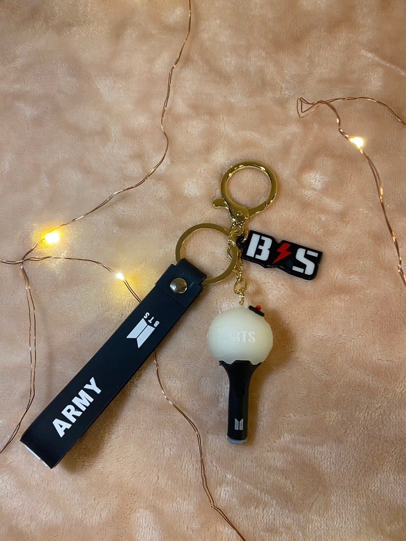 BTS Army Bomb Keychains Cute BTS Keychains Etsy