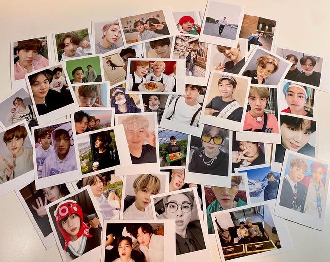 Mini Photocards BTS Mini Fan Made Photocards - Etsy