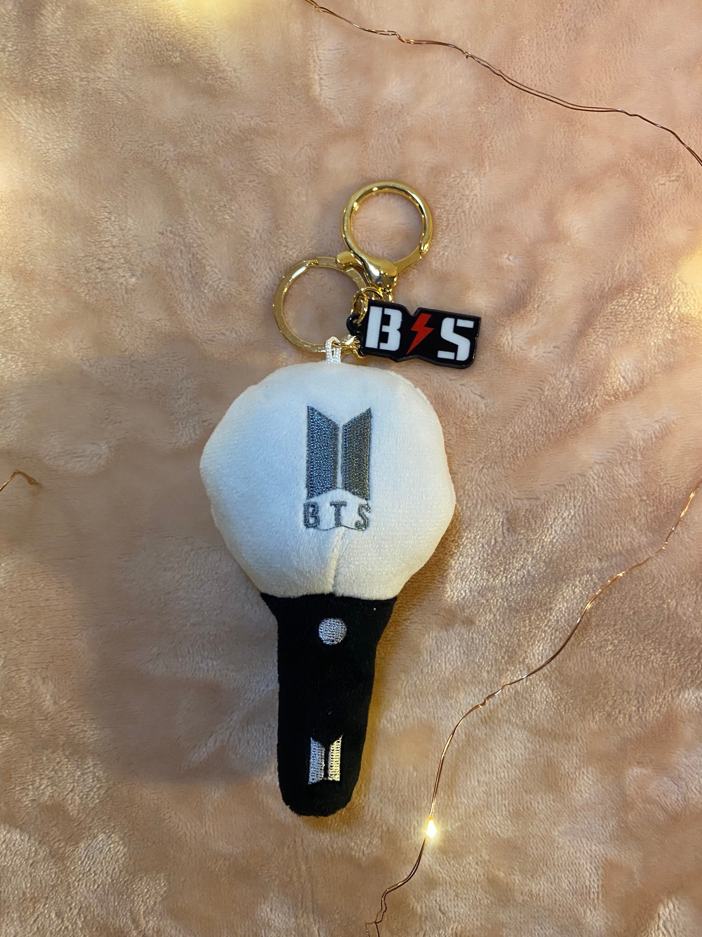 BTS Army Bomb Plush Keychains Cute BTS Keychains Etsy