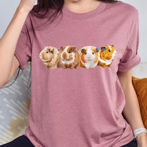 Guinea pigs graphic shirt cute guinea pig cuddle tshirt pet lover shirts cavies dad shirt fur potato shirt best mom gift cute guinea pig tee