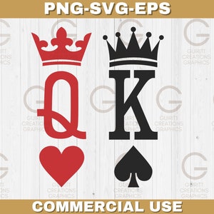 King and Queen download file | king and queen svg | King and queen png | king and queen instand download | valentines day png | sublimation