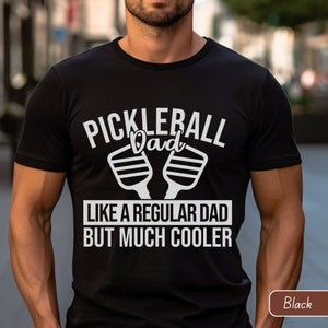Pickleball dad shirt, fathers day gift, funny sports dad t-shirt, pickleballer coach dad outfit, big dill tshirt, pickeball match shirt
