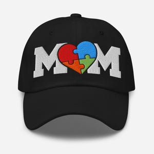 Autism awareness month hat, autism mom embroidery hat, neurodiversity gifts for mom, gift for autism mom, Thoughtful Gift for Autism Mama