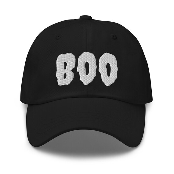 Halloween Boo Dad hat, embroidered halloween baseball hat, cute halloween boo hat, unisex everyday hats, birthday gifts idea, lazy costume
