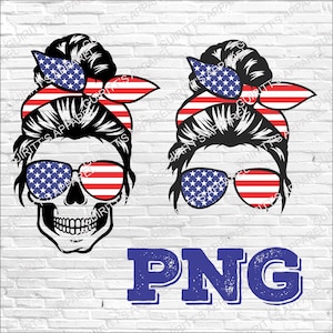 America flag Messy bun USA flag png mom life USA mom bun png patriotic messy bun election day digital file veterans day girl sublimation png