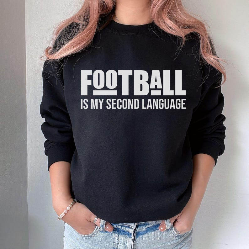 Fun Football Season Sweatshirt Game Day Outfit College Football