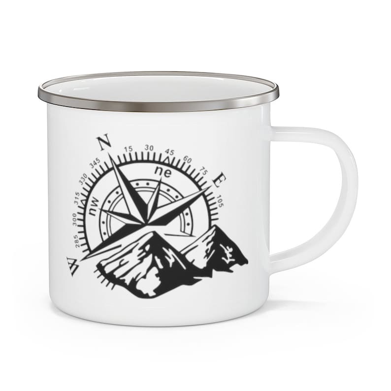 GuirittCreations Compass Camping Mug