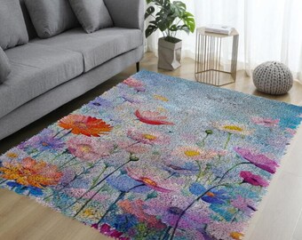 Flower Latch Hook Kit DIY Needlework Package for Adults/Kids