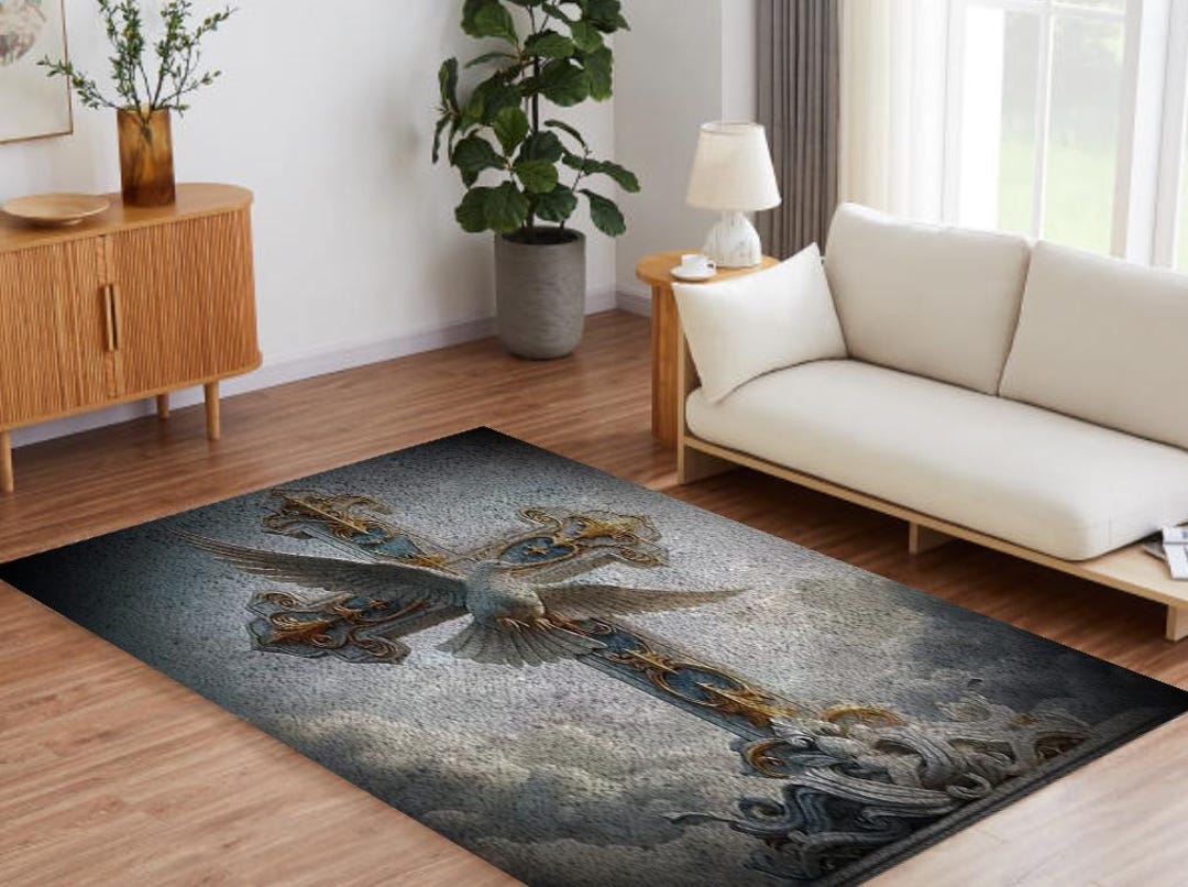 Latch Hook Rug Kit: the Cross of Christ Pattern - DIY Craft Gift - Etsy