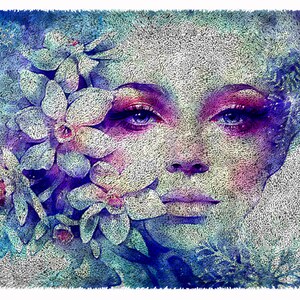 Cartoon Girl Lock Hook Carpet Home Decoration Tapestry Customization