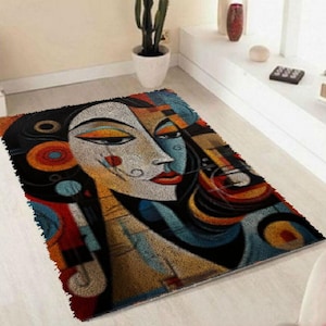Latch Hook Kits Painting Characters mbroidery DIY  Crochet Needlework Crafts for Adults and Kids Beginners