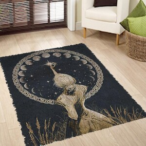 Cartoon Girl Latch hook Carpet Home Decoration DIY Beginner Gift Bag Adult Gift