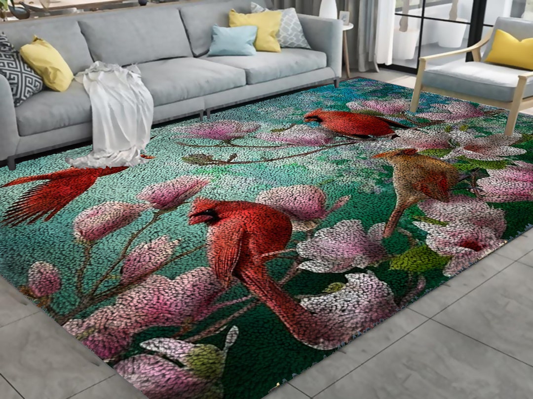 I Love Your Colorful Roses Latch Hook Rug Kits Pre-printed Canvas With ...