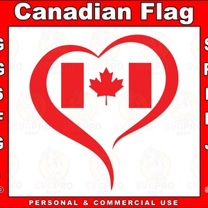 Canada Day Canadian SVG Flag Cut Cricut Stencils Silhouette Instant Digital Download Files PNG EPS Dxf Jpg Vector