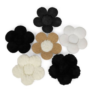 Monochrome Mix & Match Flower Cat Bed, Cat Furniture, Cat Gift, Cat Climbing, Cat Bed, Cat Tree Replacement Beds