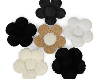 Monochrome Mix & Match Flower Cat Bed, Cat Furniture, Cat Gift, Cat Climbing, Cat Bed, Cat Tree Replacement Beds