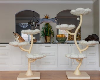 Wolke Kratzbaum Turm, Moderne Holz Klettermöbel, Sisal Kratzbaum, Große Katze Wohnung