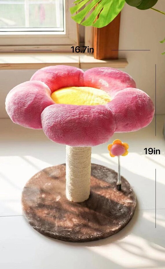 pink scratching post