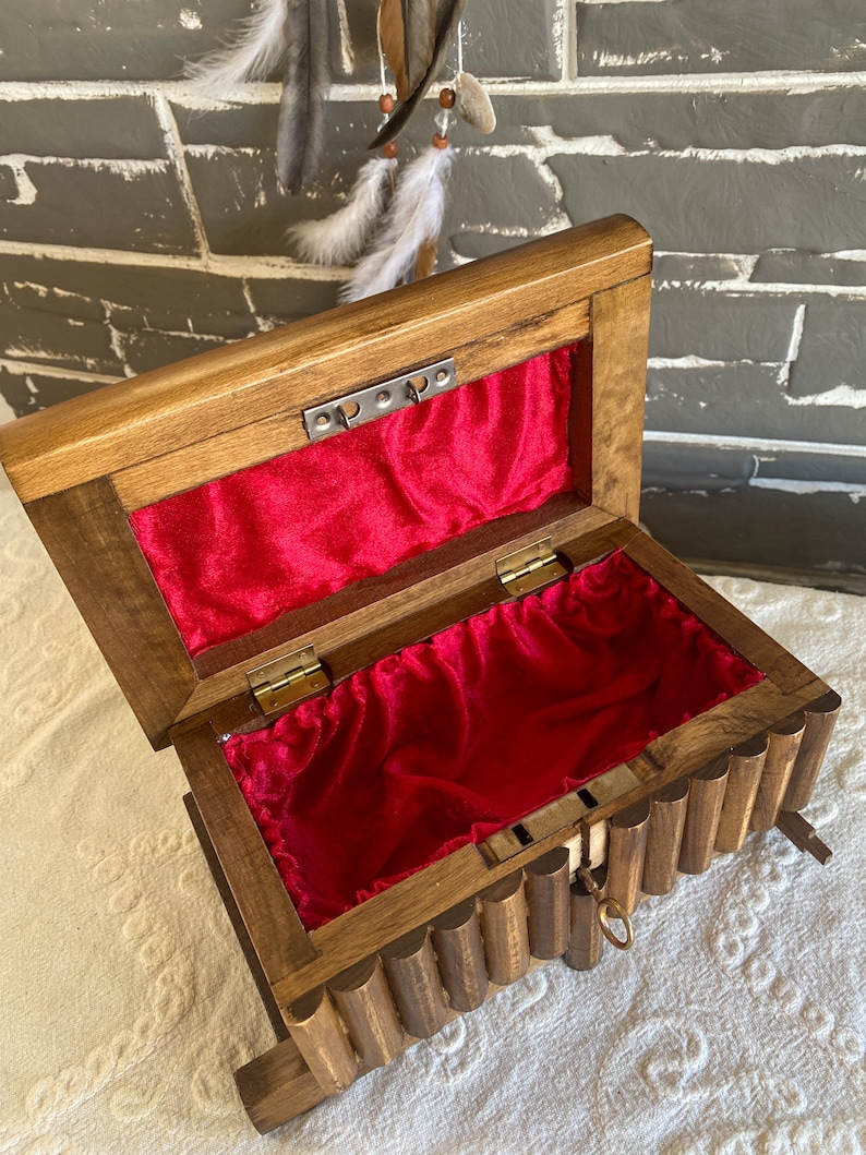 Large Puzzle Box for Adults Secret Lock Box Carved Puzzle Etsy