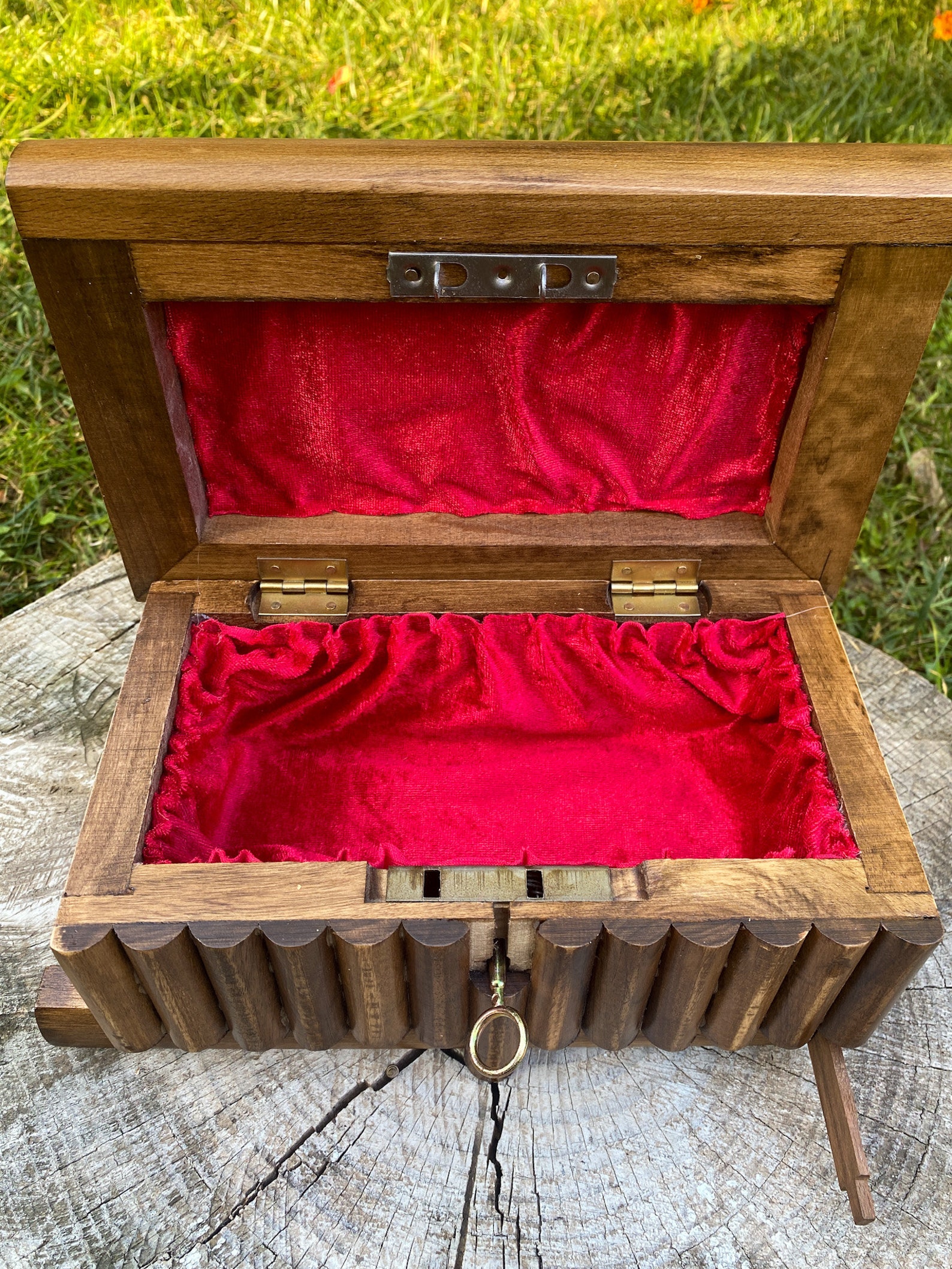 Large Puzzle Box for Adults Secret Lock Box Carved Puzzle Etsy