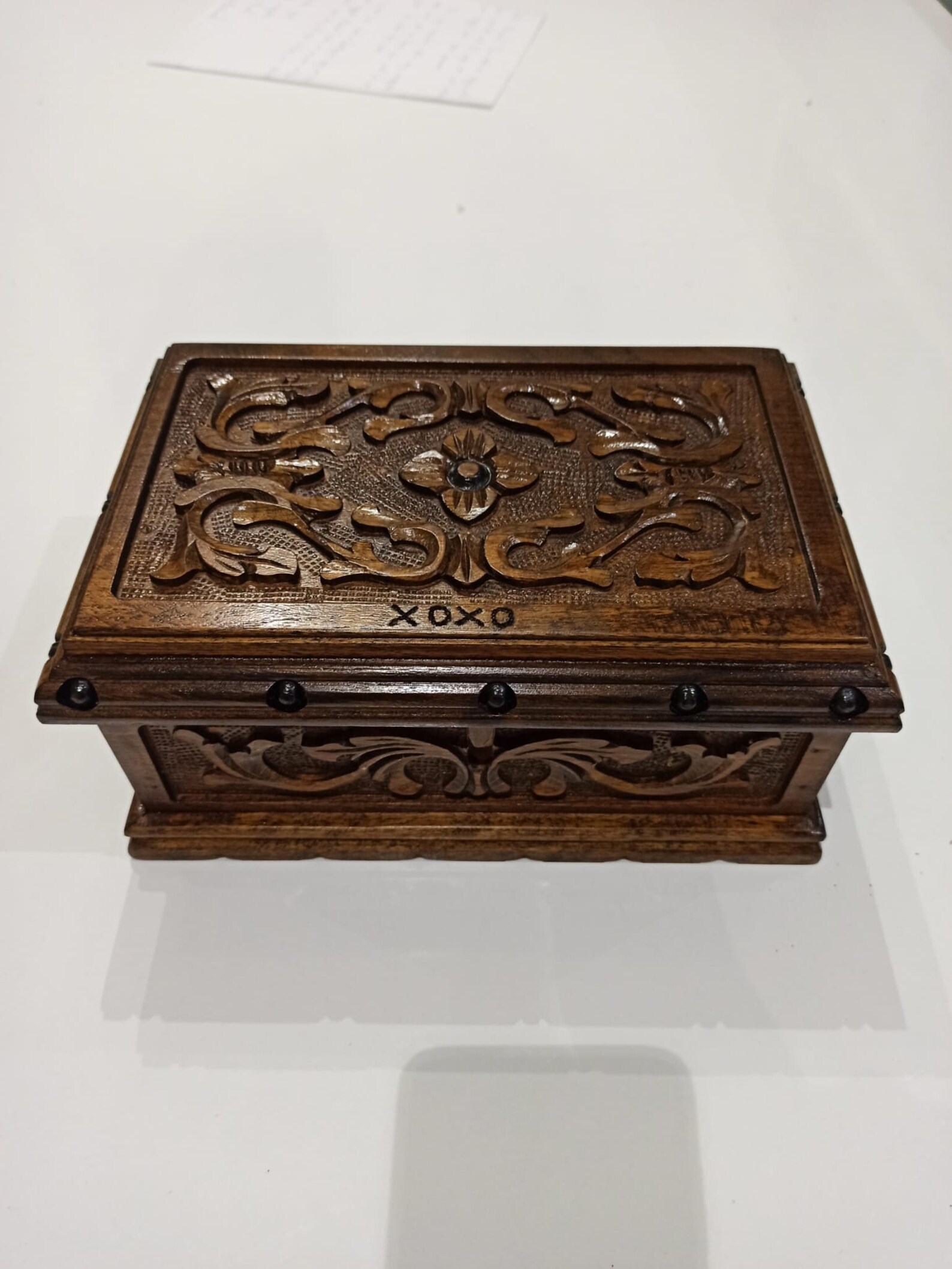 Personalized large secret lock jewelry box with key vintage Etsy