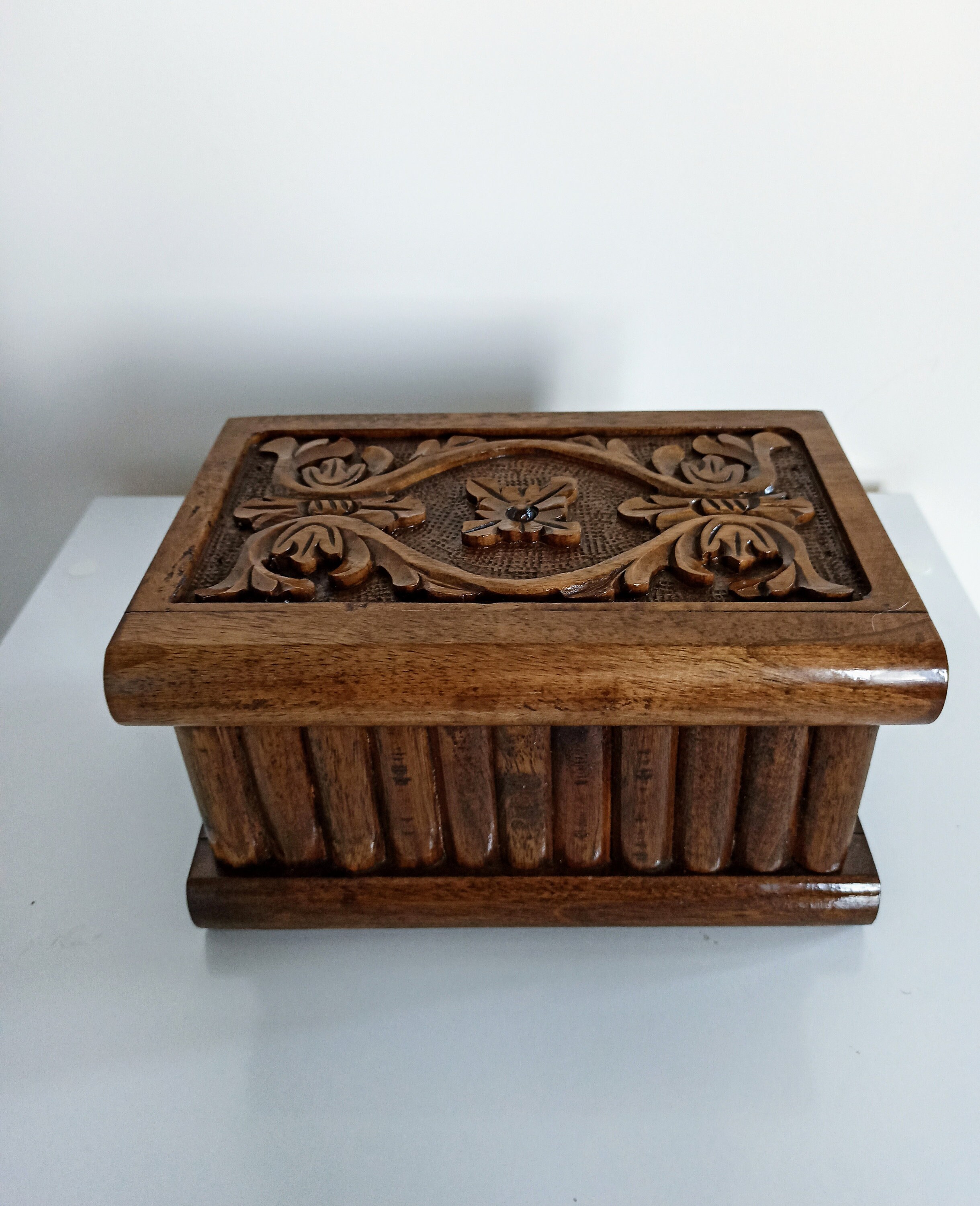 Personalized puzzle box hand carved wooden secret lock box Etsy