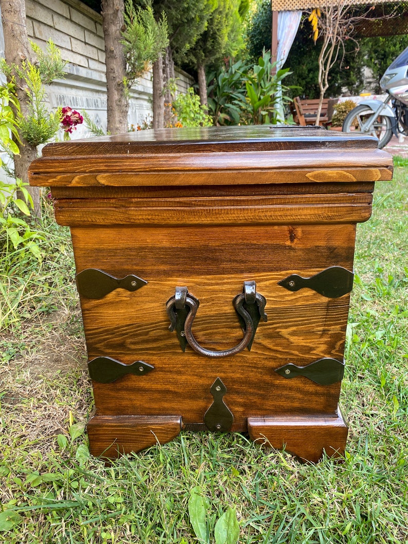 Large Treasure Chest Trunk Coffee Table Blanket Trunk Etsy