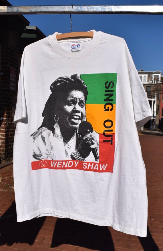 Vintage 1996 Wendy Shaw Tour Reggae T-Shirt