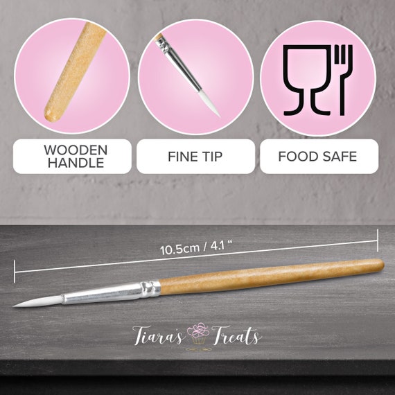 PYO Cookie Paint Brushes Food Safe Small Kids Size Paint Etsy