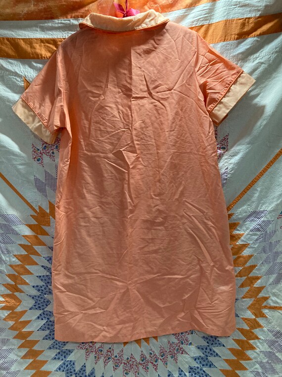 Vintage Orange Fruit Night Gown House Coat - image 2