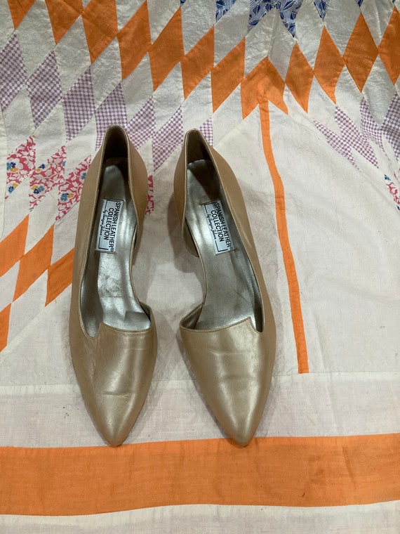 Vintage Gold heels - image 3