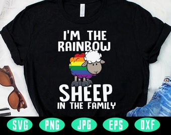 Download Rainbow Sheep Svg Etsy