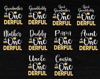 Download Mr Onederful Svg Etsy