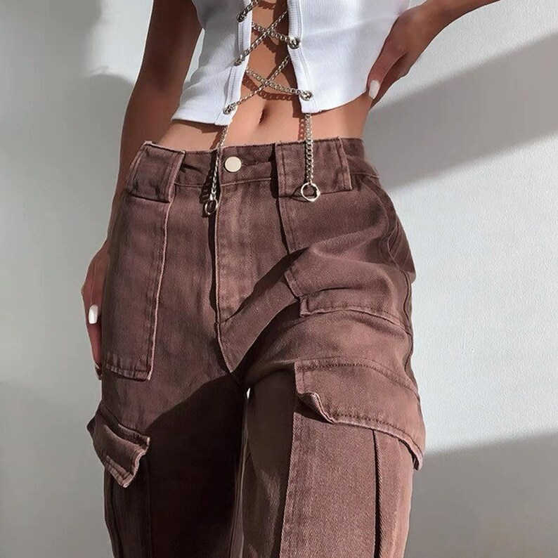 Brown Cargo Pants 
