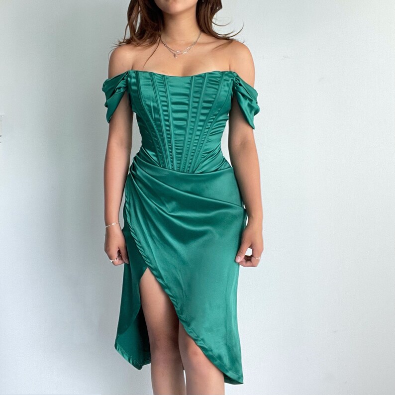Offtheshoulder Corset Dress Etsy Canada