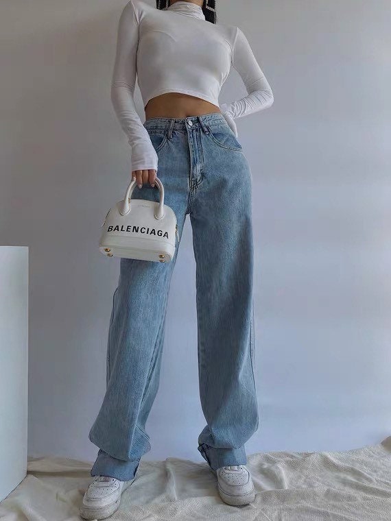 Boyfriend Jeans long | Etsy
