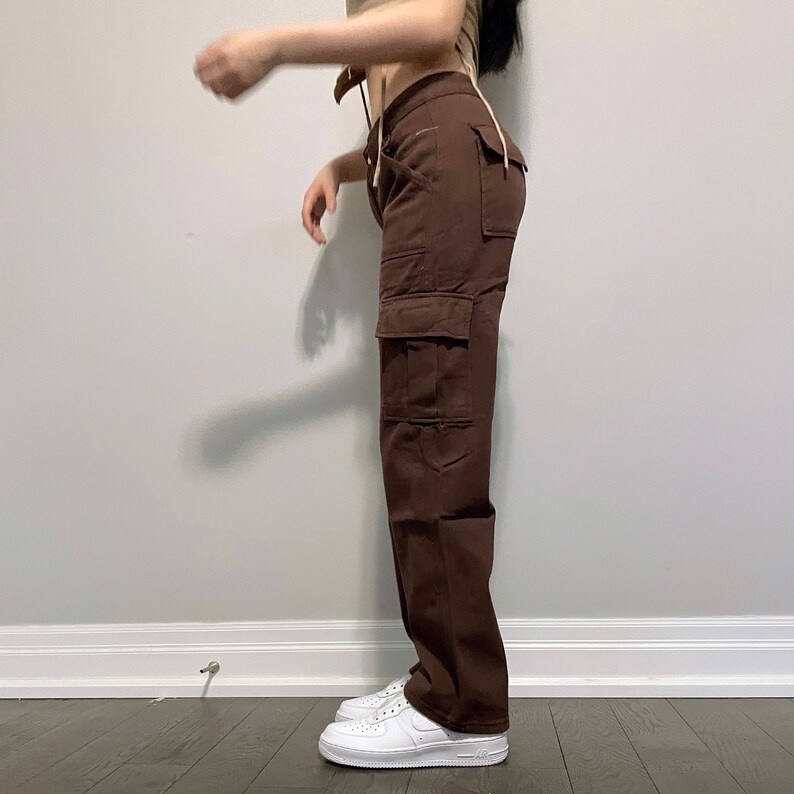 Brown Cargo Pants Etsy Canada