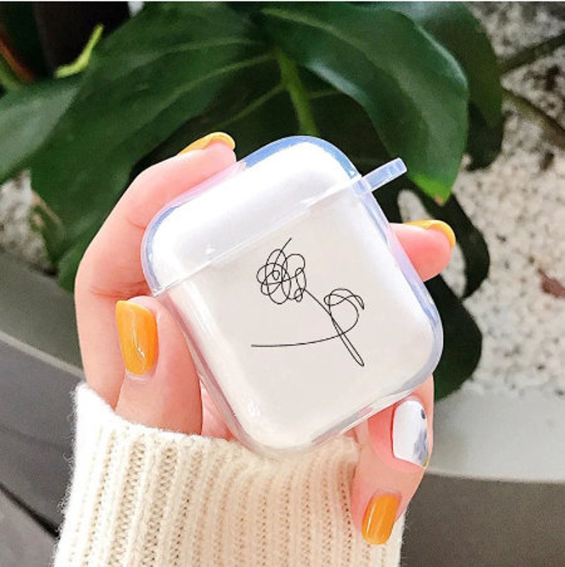 BTS Airpod Case Love Yourself Flower Earphone Case For Etsy