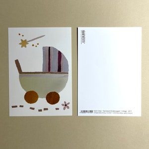 Postkarte „Feenstaub (Kinderwagen)“