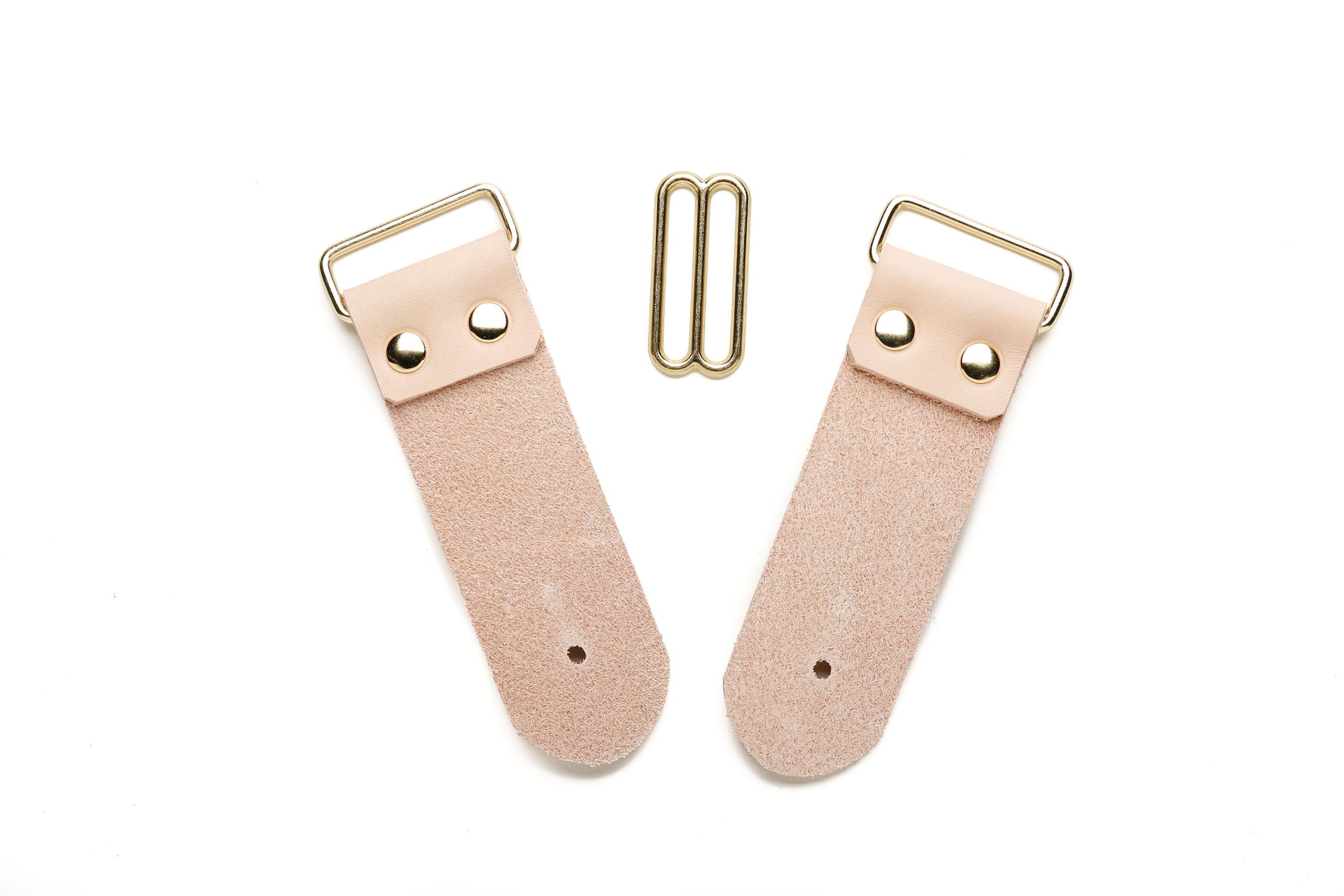 1.5 DIY Guitar Strap Kit Gold Hardware Natural Leather Etsy