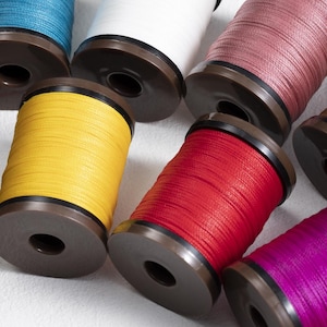 Waxed Polyester Thread: 0.8mm Round Cord for Leather Craft & Jewelry Making
