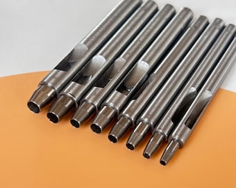 Steel Leather Hole Punch Tool Set: DIY Belt/Strap Punching