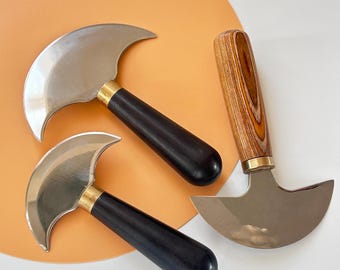 Ultra Scharf Leder Schälmesser: Rundkopf Handwerk Schneidwerkzeug