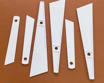 Leather Glue Applicator Sticks: 20/40mm DIY Leathercraft Tool