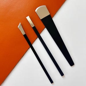 Leather Paring Knife Set (3pcs): Thinning, Cutting, Skiving Tool