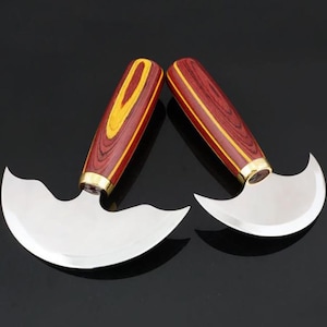 Ultra Sharp Leather Skiving Knife: Round Head Craft Cutting Tool