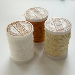 Round Waxed Polyester Thread: Leather Craft, Jewelry Making, DIY Accessory 0.4/0.5/0.6mm
